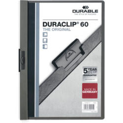 DURABLE Dossier DURACLIP 60 A4 2209/57 antracite