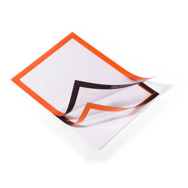 DURABLE Dossier Duraframe 4872/09 arancio, autoadesivo 2 pezzi