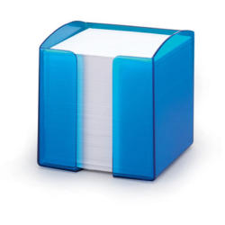DURABLE Zettelbox Trend 10x10cm 1701682540 blau-transp.