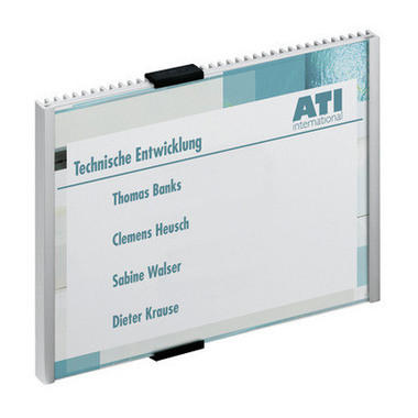 DURABLE Türschild Info Sign 480523 silber, aluminium 210x148.5mm