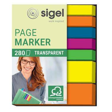 SIGEL Notes 6/12x50mm HN616 5 Farben ass. 280 Blatt