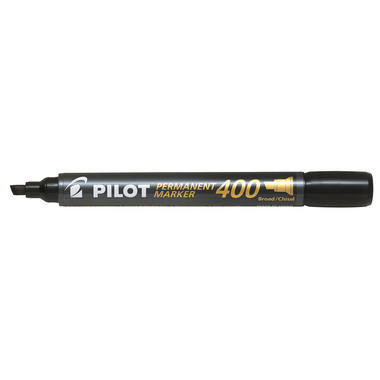 PILOT Permanent Marker 400 4mm SCA-400-B Punta Wedge nero