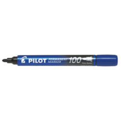 PILOT Permanent Marker 100 1mm SCA-100-L Round Tip bleu