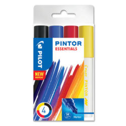 PILOT Marker Set Pintor Essentials M S4/0537533 4 colori