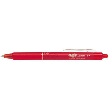 PILOT Frixion Clicker 0.7mm BLRT-FR7-R rouge, rechargeable, corrig.