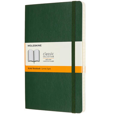 MOLESKINE Carnet SC L/A5 600011 lingé, vert, 240 pages