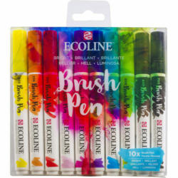 TALENS Ecoline Brush Pen Set 11509803 ass. Bright 10 pcs.