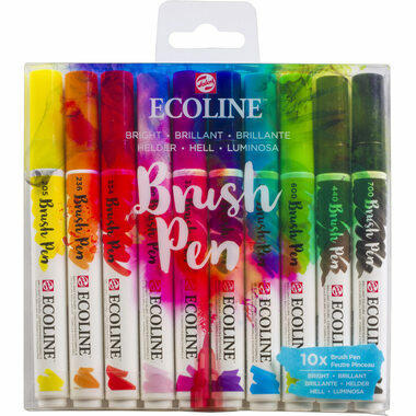 TALENS Ecoline Brush Pen Set 11509803 ass. Bright 10 Stück