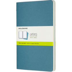 MOLESKINE Carnet carton 3x L/A5 629629 en blanc, vivid bleu,80 pages