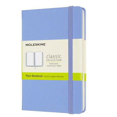 MOLESKINE Notizbuch HC Pocket/A6 850802 blanko,hortensienblau,192 S.