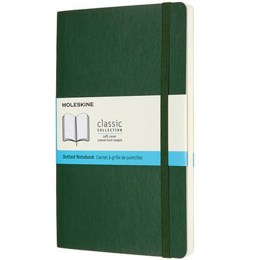 MOLESKINE Carnet SC L/A5 600042 pointé, vert, 240 pages