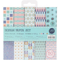I AM CREATIVE Design Paper Set I 4087.487 50 feuilles, pastel