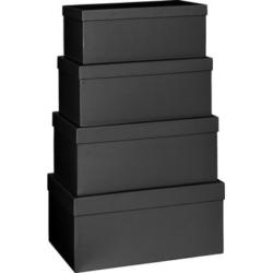 STEWO Geschenkbox One Colour 2552782270 schwarz 4 Stück