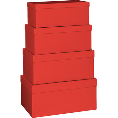 STEWO Geschenkbox One Colour 2552784320 rot 4 Stück