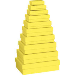 STEWO Box regalo One Colour 2553785510 giallo 10 pz.