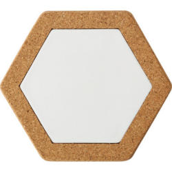 I AM CREATIVE Sottovaso di sughero, hexagon 5000.48 19 x17 cm
