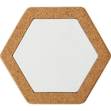 I AM CREATIVE Korkuntersetzer Hexagon 5000.48 19 x17 cm