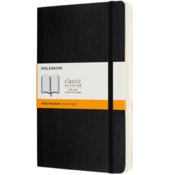 MOLESKINE Notizbuch SC L/A5 628042 liniert, schwarz, 400 Seiten