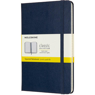 MOLESKINE Carnet Medium HC 18,2x11,8cm 626673 quadrillé, saphire, 208 pages
