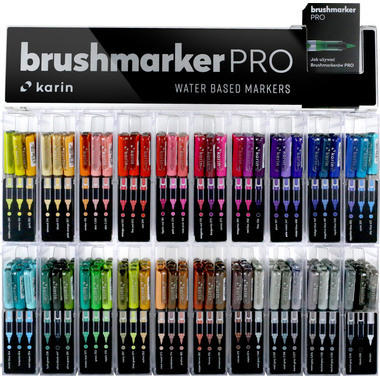 KARIN Brush Marker PRO 27C11 Display 240 Stück