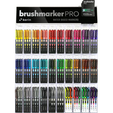 KARIN Brush Marker PRO 27C14 Display 360 pcs.