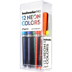 KARIN Brush Marker PRO 27C12 Neon colours 12 pcs.