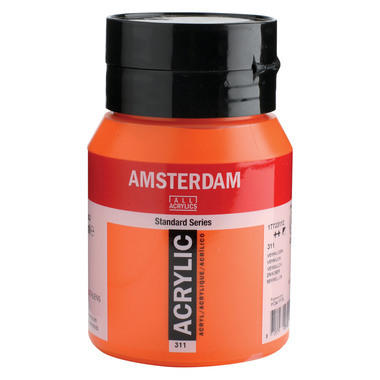 AMSTERDAM Colore acrilici 500ml 17723112 zinnober 311