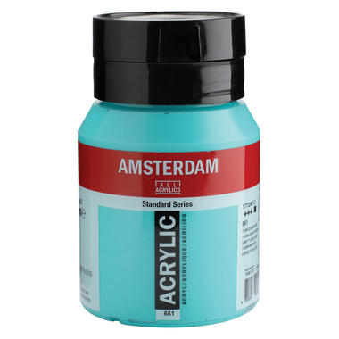 AMSTERDAM Colore acrilici 500ml 17726612 turchese 661
