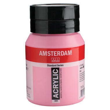 AMSTERDAM Acrylfarbe 500ml 17723852 chinacridonrosa hell 385