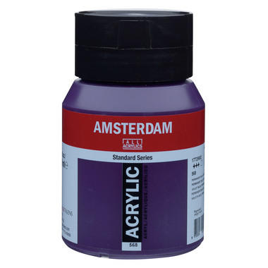 AMSTERDAM Acrylfarbe 500ml 17725682 permanent blau/violett 568