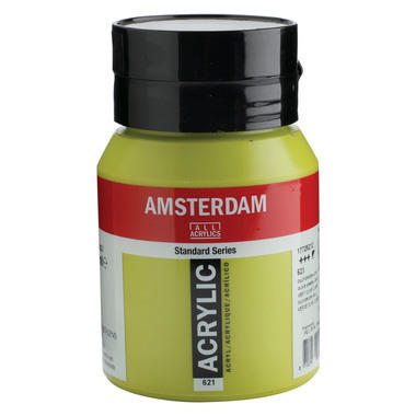 AMSTERDAM Acrylfarbe 500ml 17726212 olivgrün h. 621