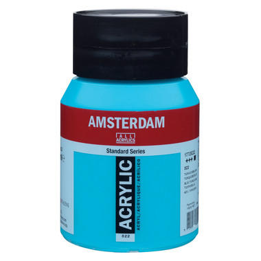 AMSTERDAM Peinture acrylique 500ml 17725222 turquoise 522