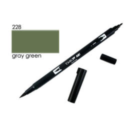 TOMBOW Dual Brush Pen ABT 228 grigio verde