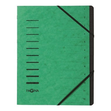 PAGNA Dossier archivio 40059-03 verde 12 pezzi