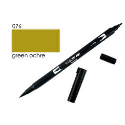 TOMBOW Dual Brush Pen ABT 076 ocre vert