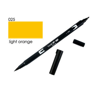 TOMBOW Dual Brush Pen ABT 025 light orange