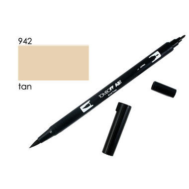 TOMBOW Dual Brush Pen ABT 942 tan