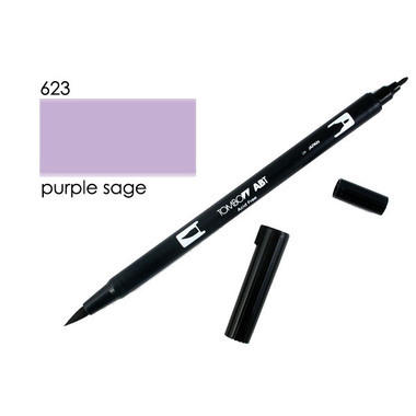 TOMBOW Dual Brush Pen ABT 623 porpora