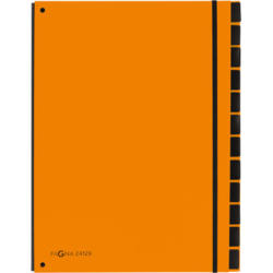 PAGNA Dossier à soufflets Trend A4 24129-09 orange 12 compartiments