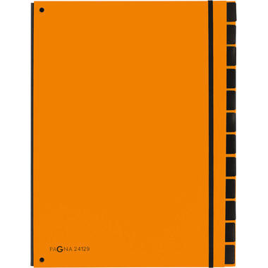 PAGNA Dossier à soufflets Trend A4 24129-09 orange 12 compartiments