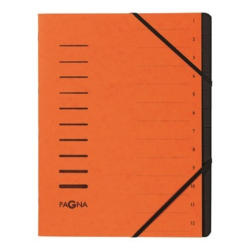 PAGNA Dossier archivio 40059-12 arancione 12 pezzi