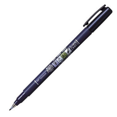 TOMBOW Penna di calligrafia Hard WS-BH150 Fudenosuke, nero