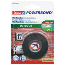 TESA Powerbond Outdoor 19mmx1.5m 557500000 Bande montage, double-face