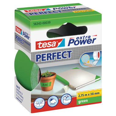 TESA Extra Power Perfect 2.75mx38mm 563430003 Ruban texitl. vert