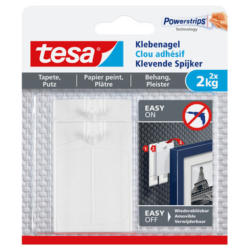 TESA Pin adesivo 2x2 kg 777760000 Carta da parati & intonaco