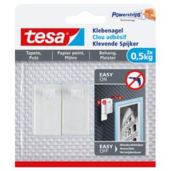 TESA Pin adh. 2x0,5 kg 777720000 Papier peint & plâtre