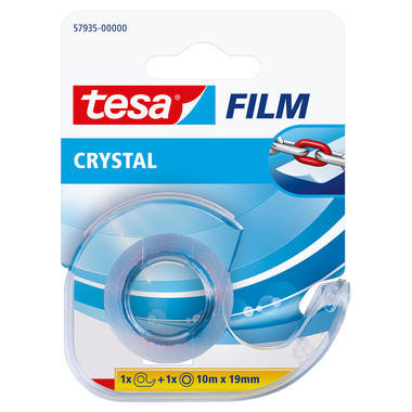 TESA Tape Crystal/Abroller 19mmx10m 579350000 transparent