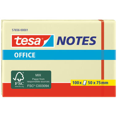 TESA Office Notes 50x75mm 576560000 giallo 100 fogli