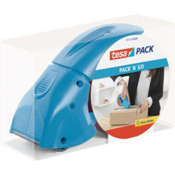 TESA Pack Dispenser 50mx48mm 511120000 Pack'n'go blau