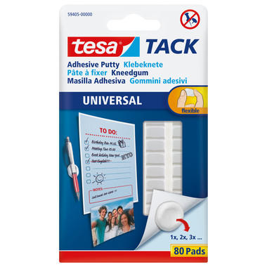 TESA Powerstrips Tack 594050000 universal 80 Pads